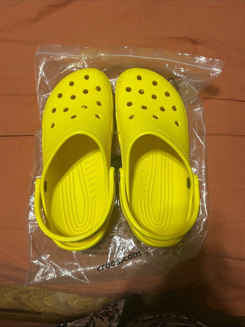 Crocs Yellow Foam Clog Shoes